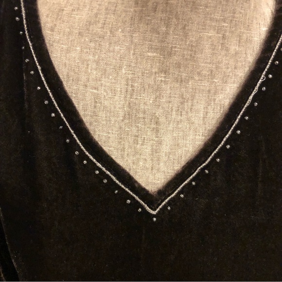 J. Jill Velvet Embroidered Dress - Picture 8 of 8